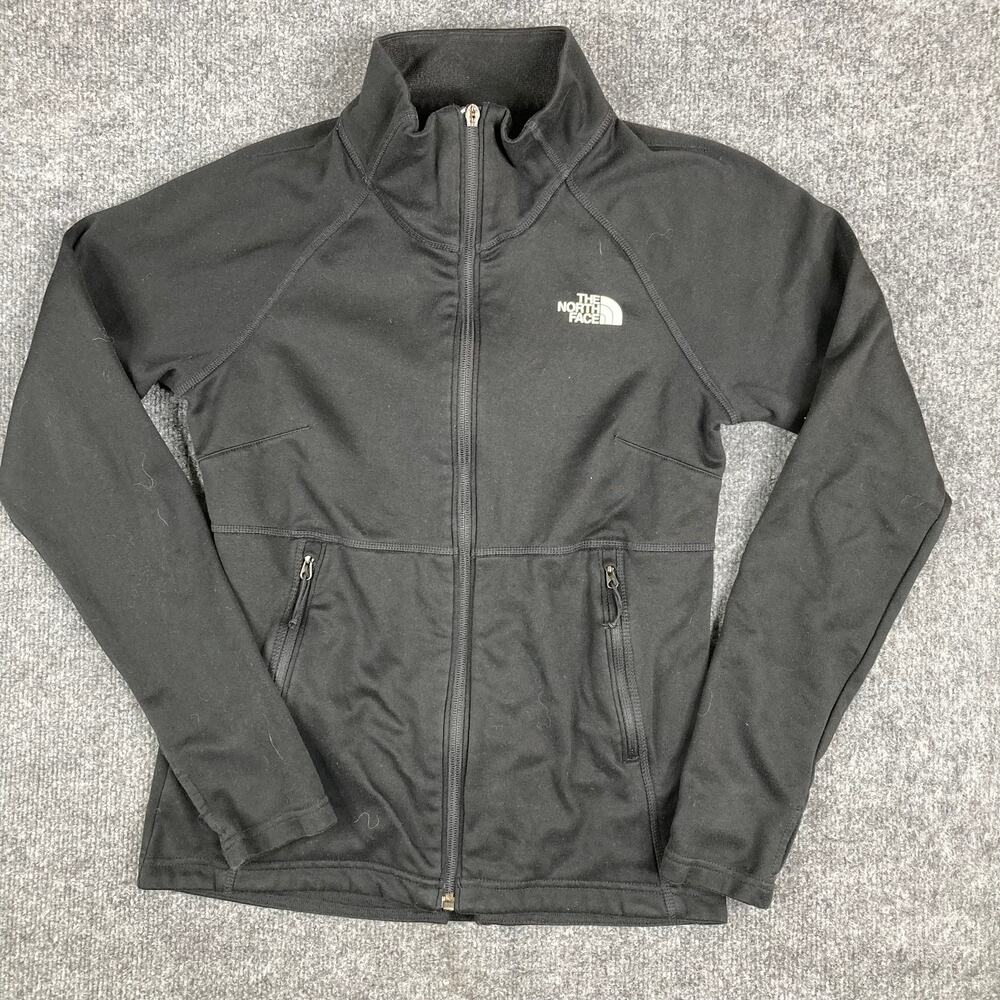 The North Face Jacket Womens Small‎ Black Full Zip Fleece Lined Outdoor Coat